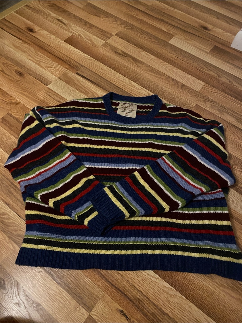 Abercrombie & Fitch Striped Crewneck Sweater